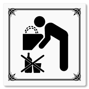 Pítko, 118x118mm, bílá, Nebraska